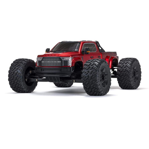 ARA7612T2 1/7 BIG ROCK 6S 4X4 BLX Monster Truck RTR, Red