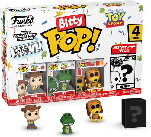 FUNKO Bitty Pop! Toy Story 4-Pack Series 3 WOODY