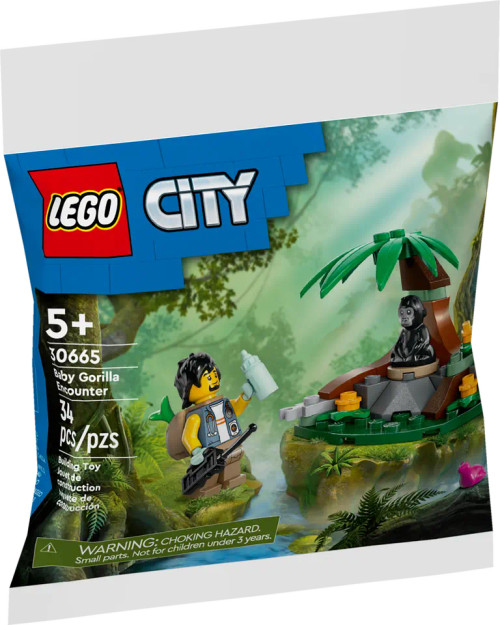 Lego city baby gorilla encounter 30665