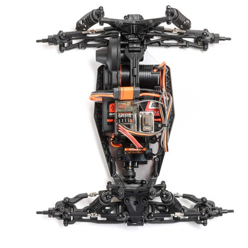 LOS-1056T2 1/18 Mini-T 2.0 V2 2WD Stadium Truck Brushless RTR, Blue