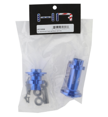 HRALPC10H06 CNC Aluminum Hub Set Blue: Losi Promoto-MX