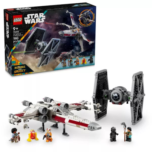LEGO Star Wars TIE Fighter & X-Wing Mash-Up 75393 Building Kit (1063 pieces) 