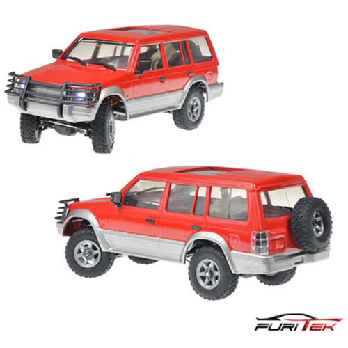 Furitek FX132 Nomad 1/32 Brushless 4WD RTR Micro Trial Truck (Red) w/Brushless ESC & Motor   FTK-FUR-2511