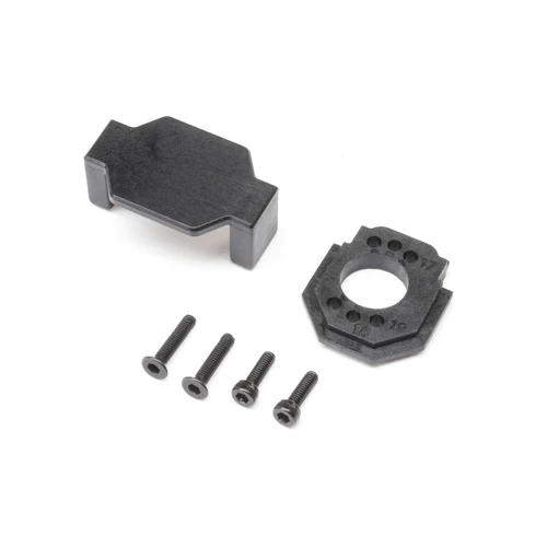 LOS-1932 Servo & Motor Plate (17-19t) Set: NASCAR