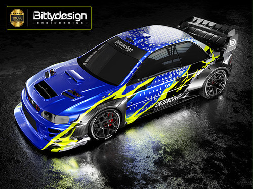  Bittydesign Arrma 1/7 Infraction/Limitless Kanjo-S Pre-Cut Body (Pre-Painted) (1.5mm) BDYAR7-KJS-PP