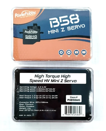 Powerhobby 58MG Programmable High Speed / Torque Digital Servo Mini-Z AWD