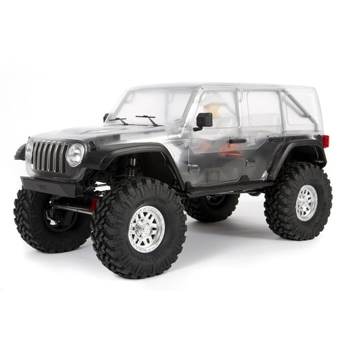 1/10 SCX10 III Jeep JLU Wrangler Rubicon with Portals 4WD Kit *CLEAR (ALT AXI03007)