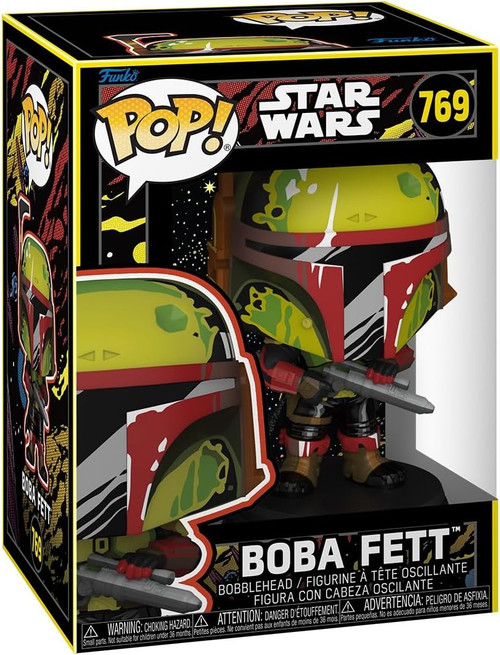 Pop! Funko Star Wars Book Of Boba Fett Boba Fett Retro Vinyl Bobble Head