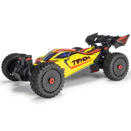 1/8 TYPHON MEGA 665 4X4 RTR Brushed Buggy, Yellow ARA4206V4T2