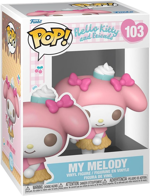 Pop! Funko Sanrio Hello Kitty My Melody Ice Cream Vinyl Figure