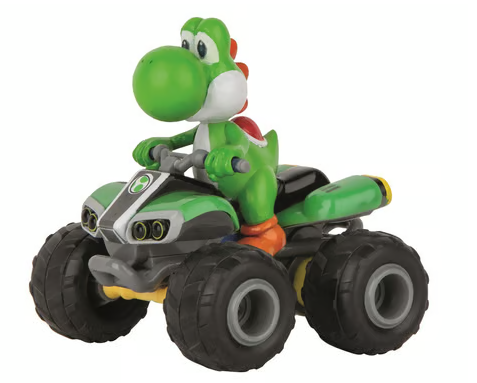 Carrera Nintendo® Mario Kart™ 1/40 Micro Yoshi® RTR Quad w/2.4GHz Radio, Battery & Charger CCN400021
