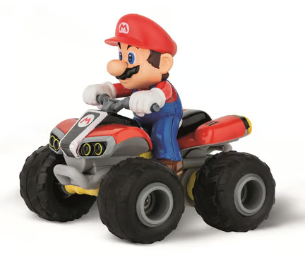 Carrera Nintendo® Mario Kart™ 1/40 Micro Mario® RTR Quad w/2.4GHz Radio, Battery & Charger  CCN400020