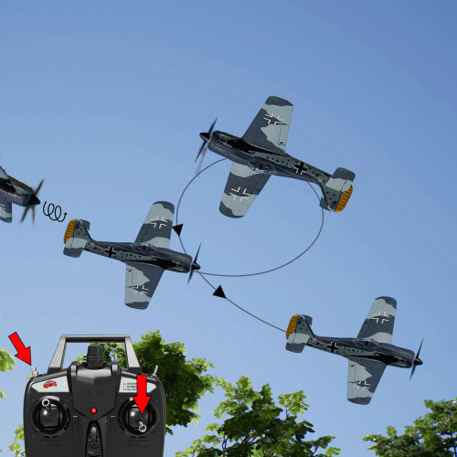 Focke-Wulf Fw 190 Micro RTF Airplane with PASS  RGRA1308