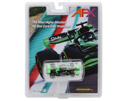 AFX Sauber F1 #77 C44 Stake FY HO Scale Slot Car (Green/Black) (LWB) (Mega G+)