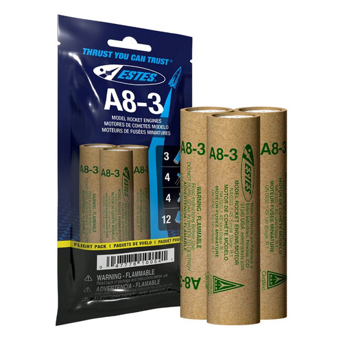 Estes 7957 A8-3 Engine Flight Pack