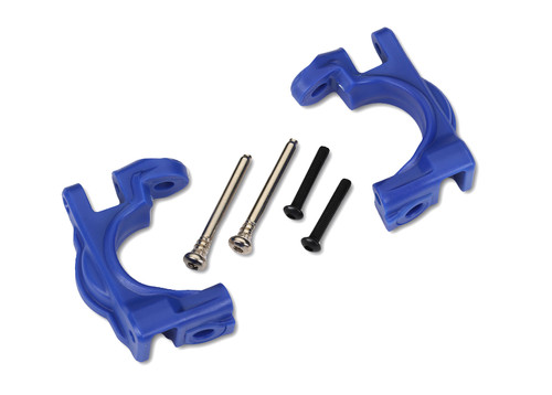 Traxxas Blue Extreme Heavy-Duty Caster Blocks (2) 9032X Blue