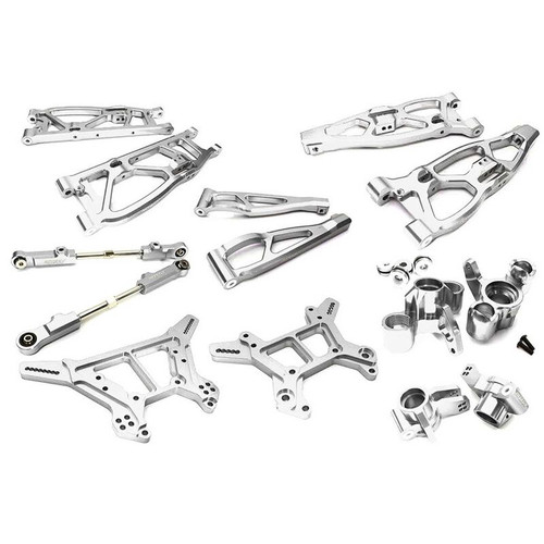 INTC28729SILVER Alloy Susp Kit: 1/8 Kraton 6S BLX