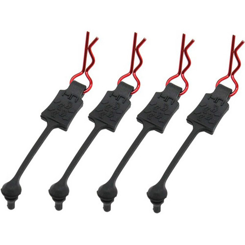 HRABWP39T02 Body Clip Retainers, Red (4): 1/10