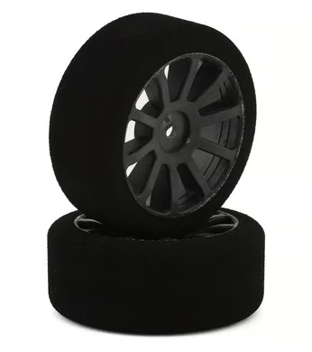 Matrix 26mm 1/10 Foam Front Tires (Air Carbon Rim) (2) (12mm Hex) (30 Shore)