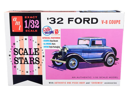 1932 Ford V-8 Coupe 1:32 Exact Scale Plastic Model Car Kit from AMT.