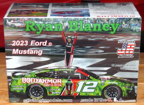 1/24 Ryan Blaney 2023 NASCAR Ford Mustang Winner Race Car (Coca-Cola 600) (Ltd P