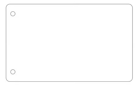 MyTrickRC TrickWhip2 Scale Whip Light Tube Flag Accessory (White/Blank)