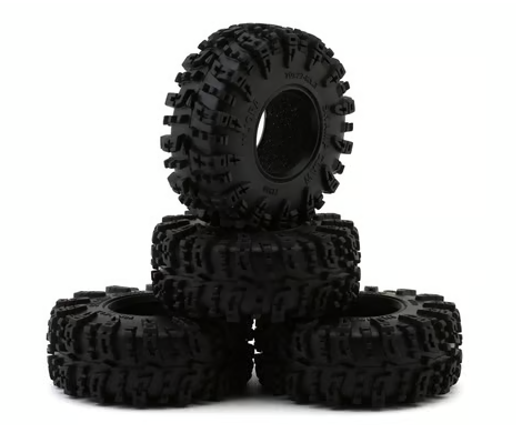 Injora 1.3" Swamp Claw M/T Micro Rock Crawler Tires (4) (70mm OD) (S5) YQT-1319