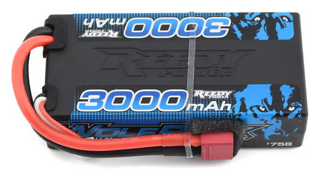 Reedy Wolfpack LiPo 3000mAh 30C 7.4V Shorty Pack, T-Plug ASC758