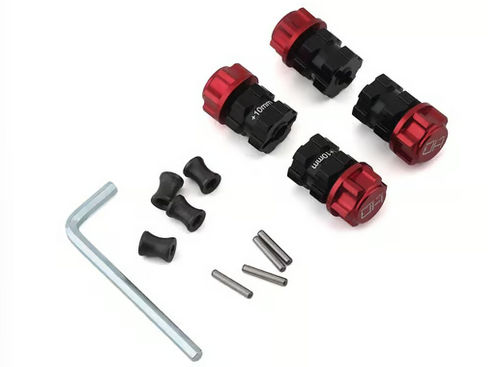 Hot Racing Arrma 4x4 Heavy Duty 10mm Offset 17mm Hubs (4)
