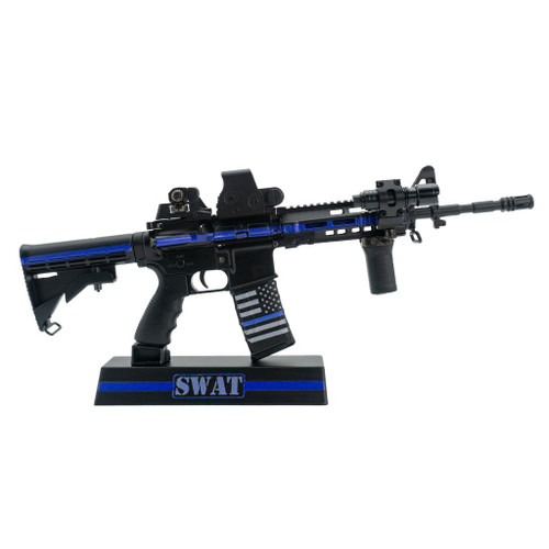 GoatGuns Mini AR-15 in Thin Blue Line SWAT Theme GOAAR-SWAT