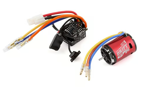 Yokomo BL-RS4 Drift Spec Sensored Brushless ESC/Zero S Drift Spec Motor Combo (10.5T) (Red)  YOKBL-R4105DRA