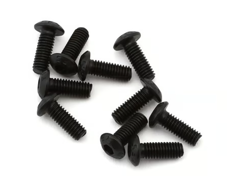 EcoPower 3mm "High Strength" Steel Button Head Screws (10) (3x8mm)