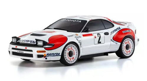Kyosho MA-020 AWD Mini-Z ReadySet w/1992 WRC Toyota Celica GT-Four Turbo Body (White/Red) w/KT-531P 2.4GHz Radio