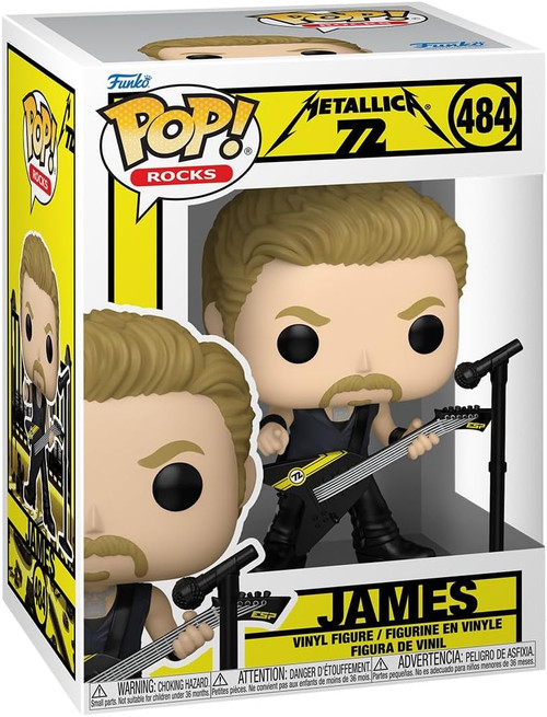 Pop! Funko : Metallica 72 - James #484