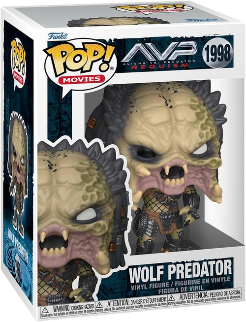 Pop! Funko - Aliens Vs Predator Requiem : Wolf Predator #1998