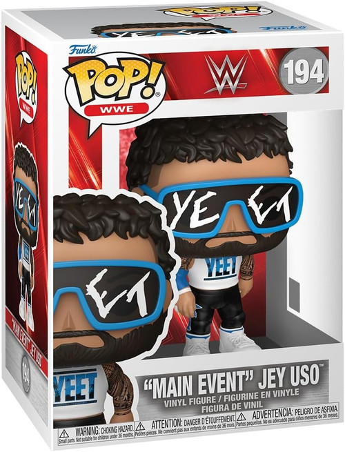 Pop! Funko : WWE - "Main Event" Jey Uso #194