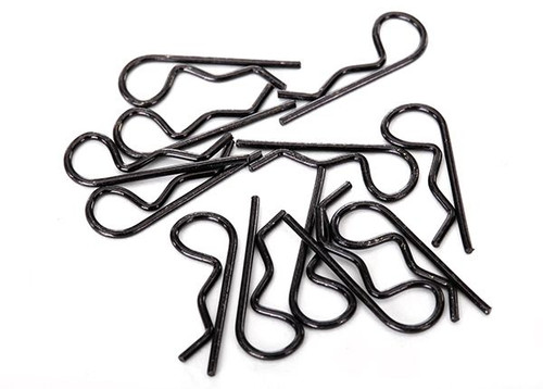 Black Standard-Duty Body Clips (12) 1834A