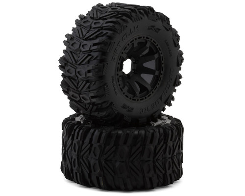 UpGrade RC BELTED Dirt Claw 2.9" Pre-Mounted Tires for Traxxas® MAXX® (2) (Regular & Wide Offset Hexes Included) UPG-10035