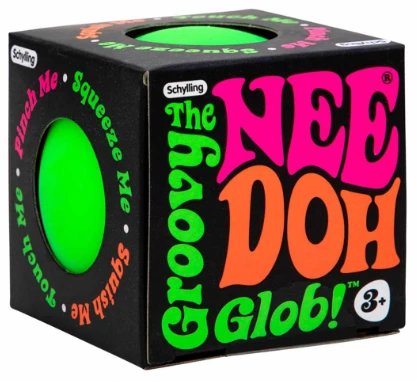 Schylling NeeDoh® The Groovy Glob™ Sensory Toy Assortment (Box/12) (Color Chosen at Random)
