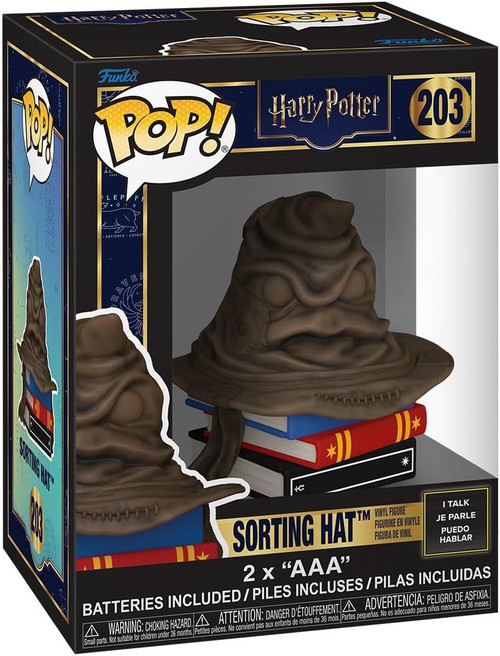 Pop! Funko : Harry Potter - Sorting Hat (W/ SFX) #203