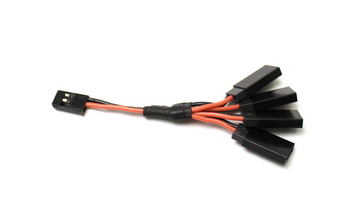 RCE1656 Universal RX Power Splitter, Female Servo x 4