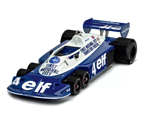 Revell 1/32 Tyrrell P34/2 6-Wheel Formula 1 Car Plastic Model Kit w/Paint, Brush & Cement RMX77741