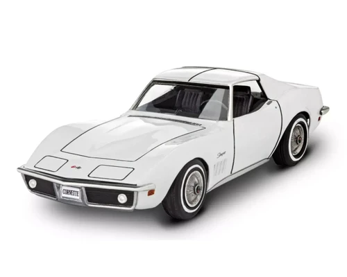 Revell 1/32 1969 Chevrolet Corvette Stingray Plastic Model Kit w/Paint, Brush & Cement RMX77684