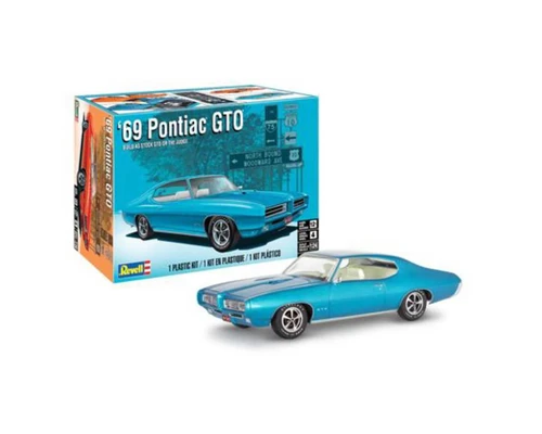 Revell 1/24 1969 Pontiac GTO Model Kit RMX14530