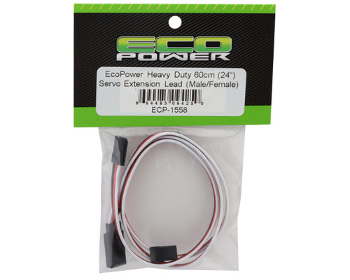 EcoPower Heavy Duty Servo Extension Lead (Male/Female) 60cm (24") ECP-1558 