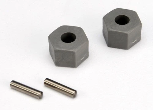 Traxxas 3654 12 mm Tall-Offset Wheel Hubs with Pins (2) 