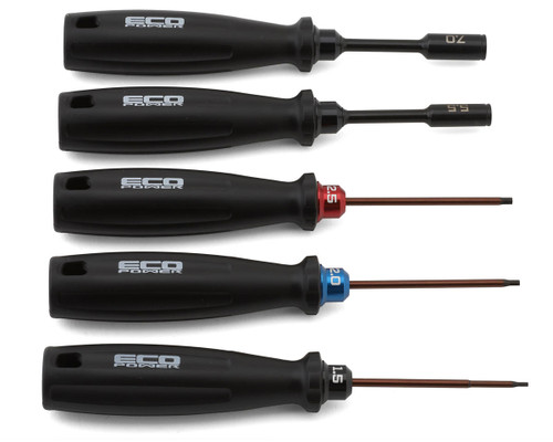  EcoPower 5-Piece Metric Hex & Nut Driver RC Essential Tool Set ECP-3035