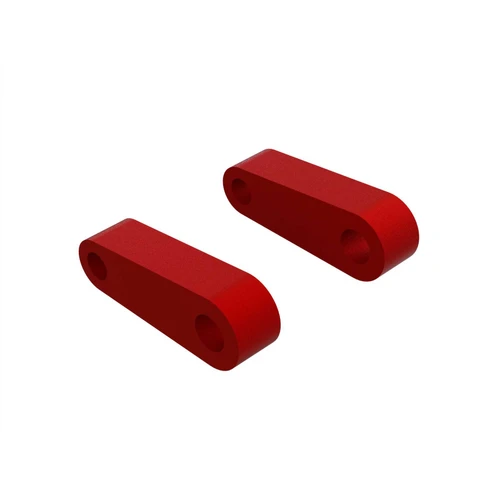 ARA330594 Aluminum Fr Suspension Mounts (Red) (2)