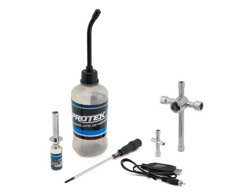  ProTek RC Nitro Starter Set w/Glow Ignitor, Fuel Bottle, Wrenches & Screwdriver PTK-7601-2