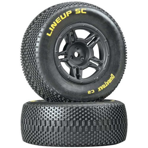 1/10 Lineup SC Tire C2 Mounted Rear: Slash (2) DTXC3679